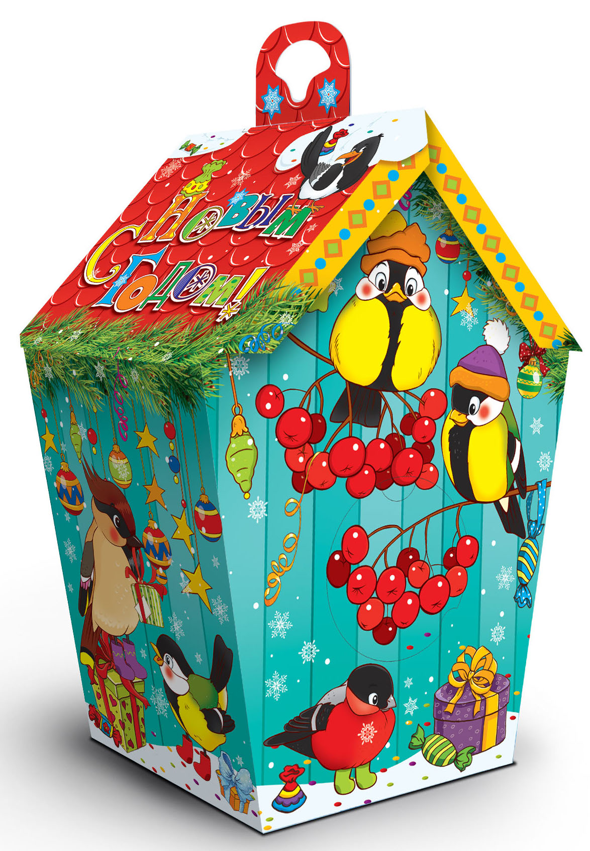 Новогодний подарок Kinder Mix + кормушка для птиц, 99.7г